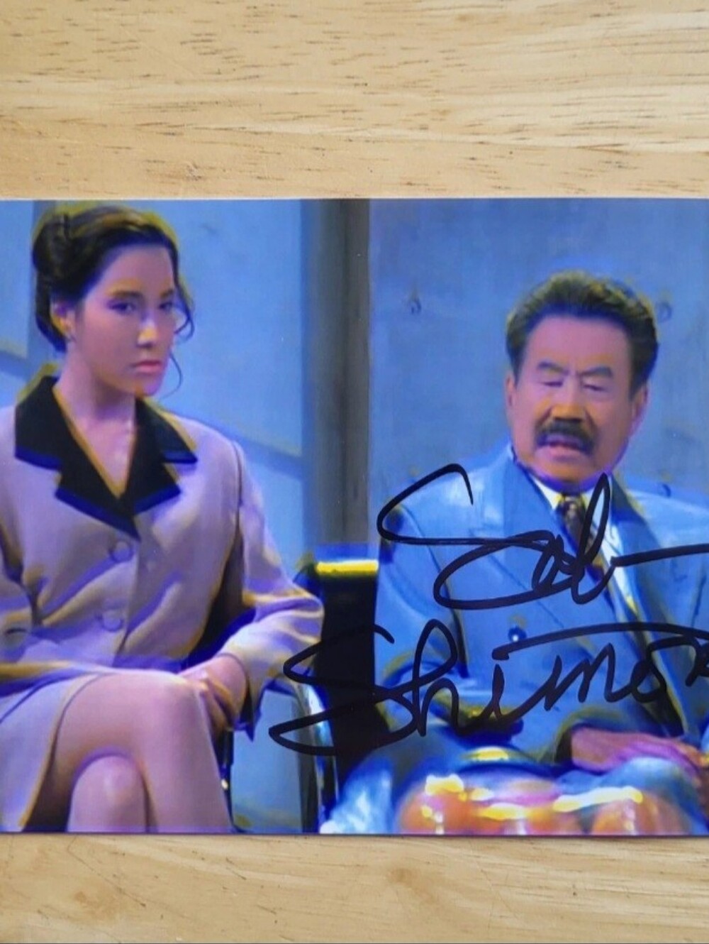 Sab Shimono Teenage Mutant Ninja Turtle Seinfeld Hand Signed 4x6 Autograph Photo